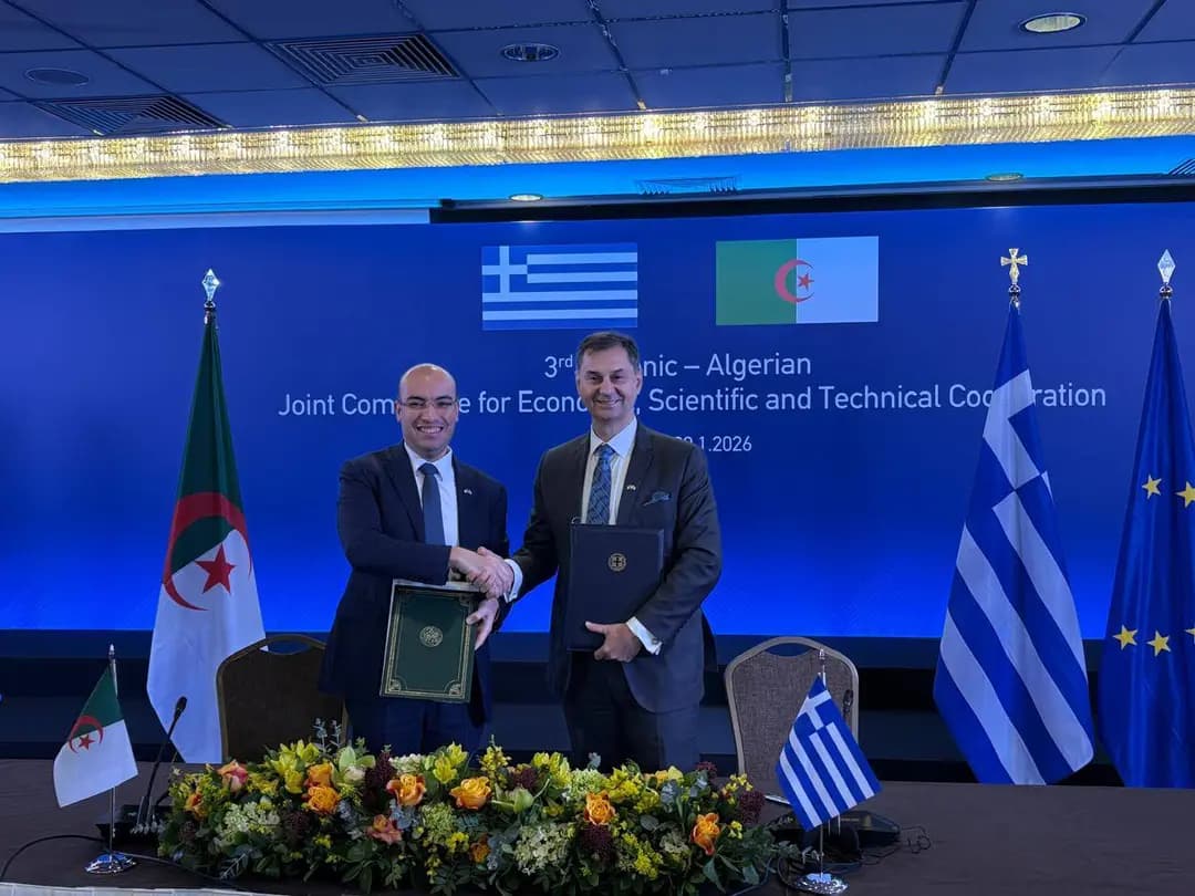 Chaib, Greece’s Deputy FM co-chair 3rd session of Algeria-Greece Joint Commission