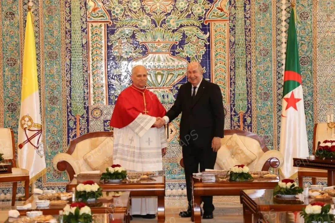 President Tebboune holds talks with Pope Leo XIV