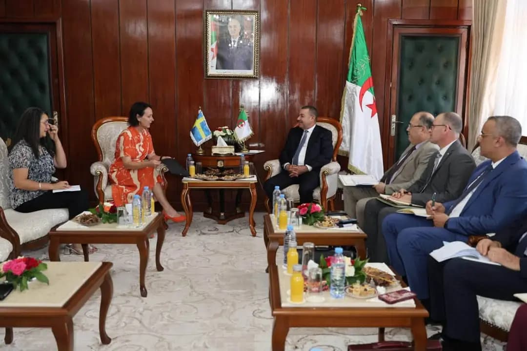 Sayoud receives Swedish ambassador to Algeria