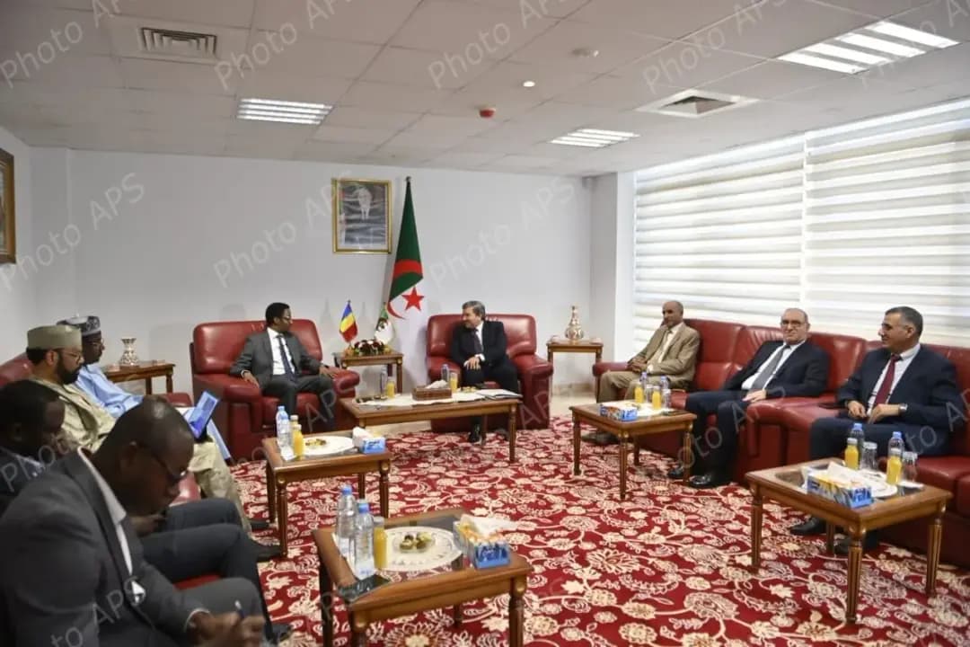 Minister Bouamama receives Chadian counterpart