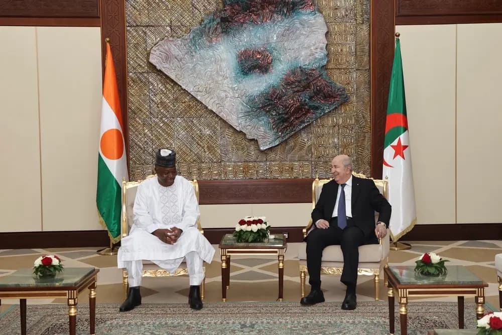 President Tebboune holds one-on-one talks with President of Niger