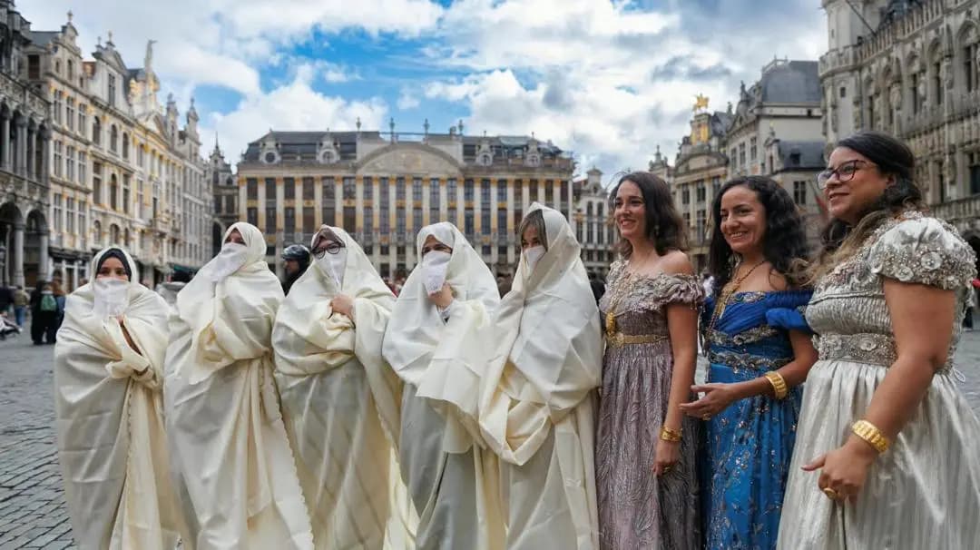 Cultural event celebrates traditional Algerian attire in Brussels
