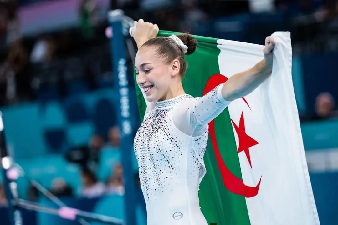 Gold medal for Kaylia Nemour on balance beam