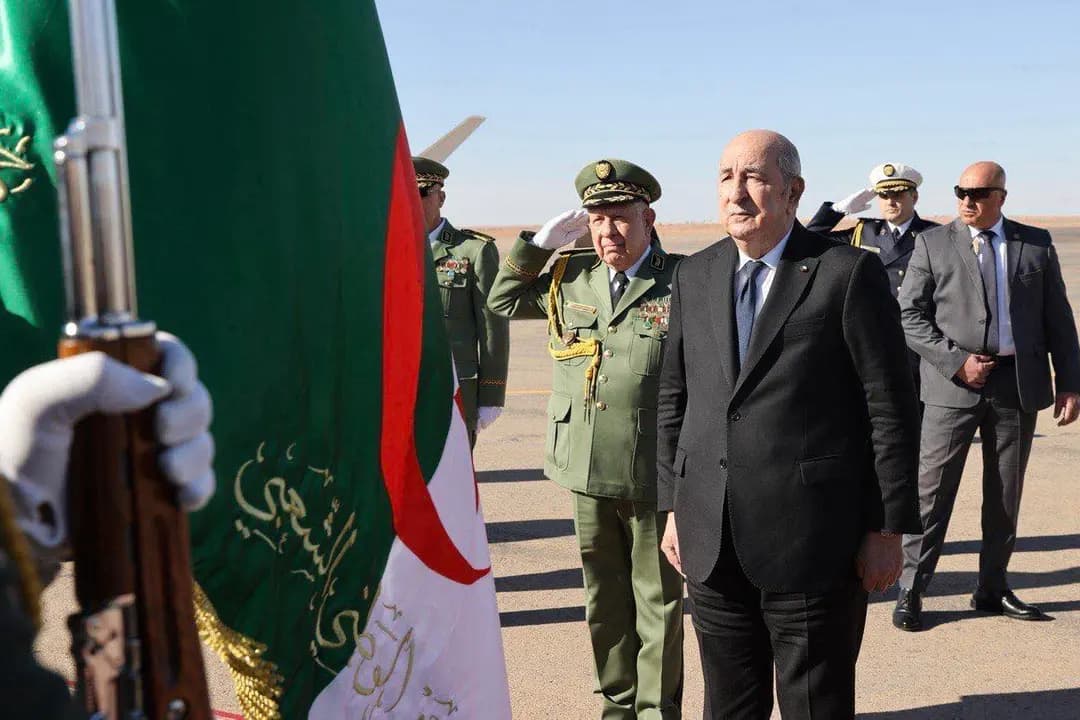 President Tebboune arrives in Bechar to oversee official launch of western mining railway line