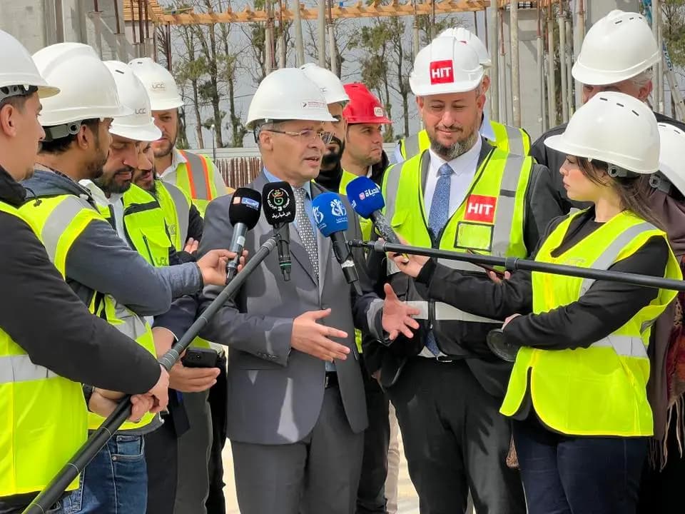 Rekkache praises progress of Algerian-Qatari Hospital project in Sidi Abdallah