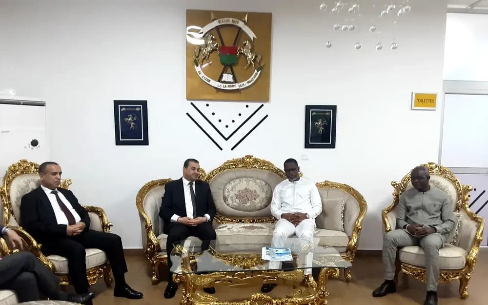 Arkab in Ouagadougou for working visit
