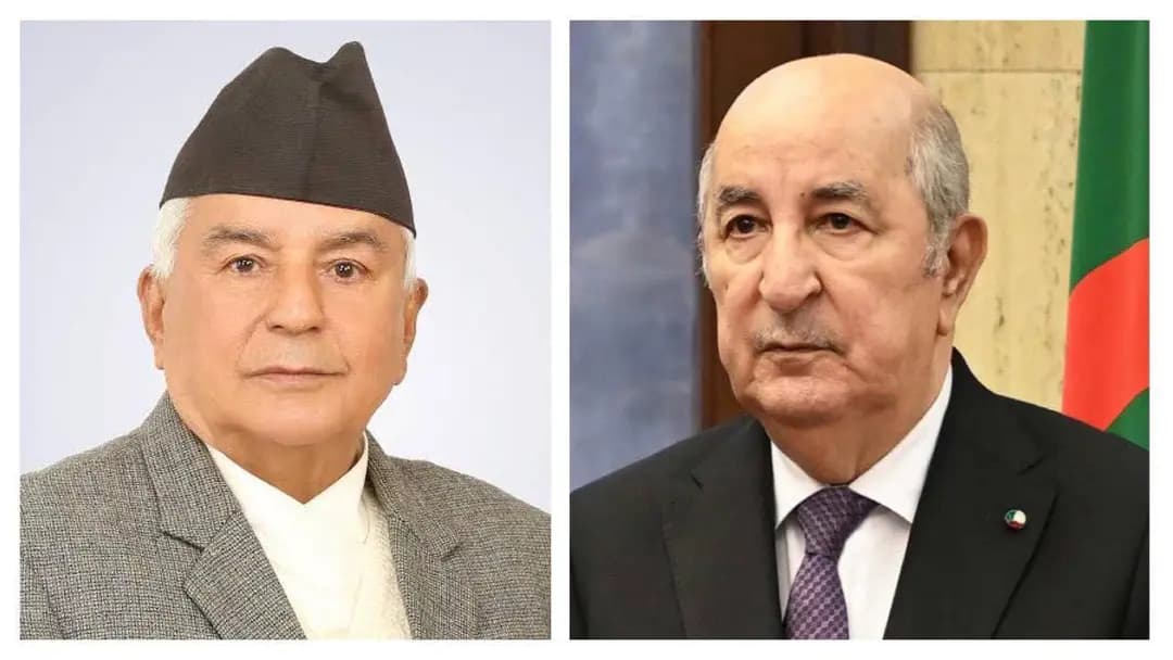 71st Revolution anniversary: President Tebboune receives congratulations from Nepal President