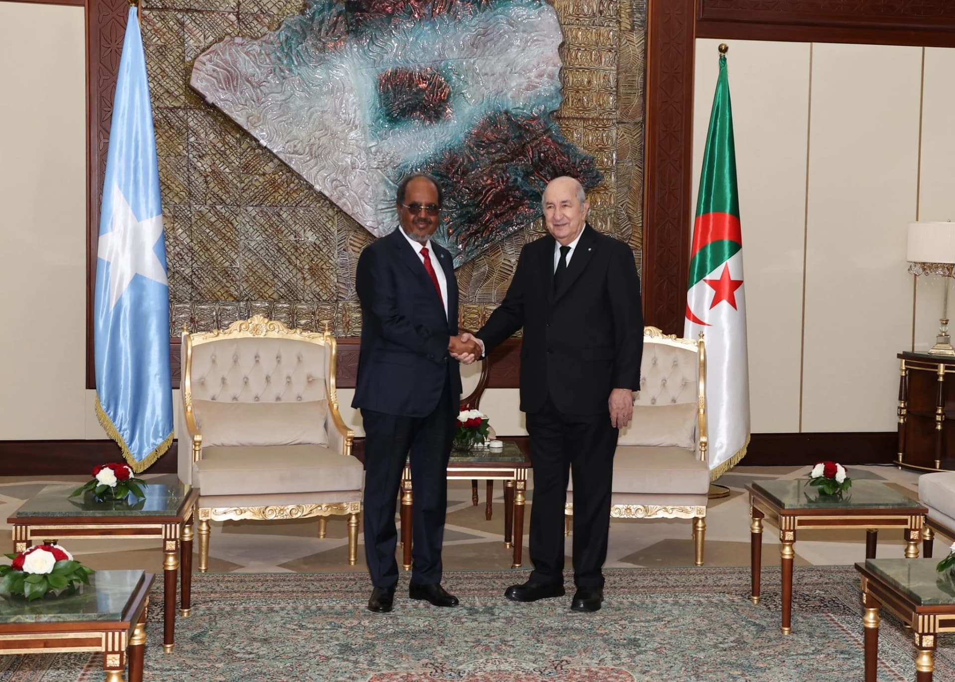 President Tebboune extends official welcome to Somali President