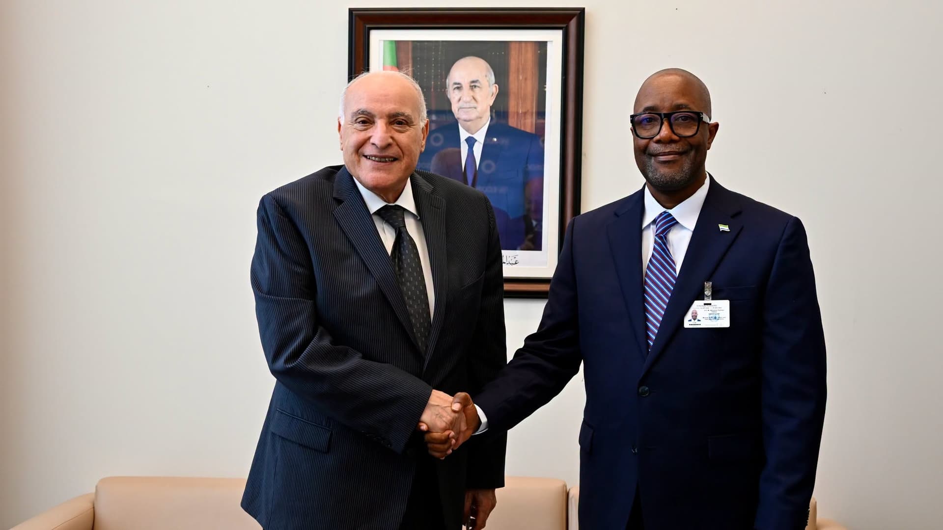 81st UNGA session: Attaf meets his Sierra Leone counterpart in New York