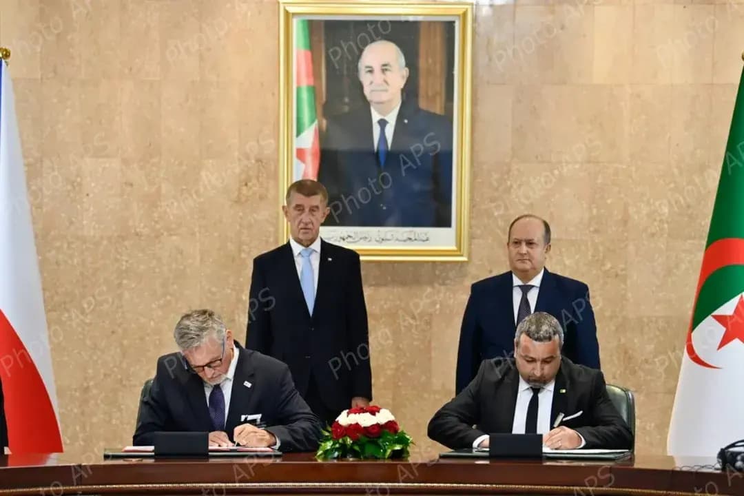 Algeria, Czech Republic sign cooperation MoUs across multiple sectors