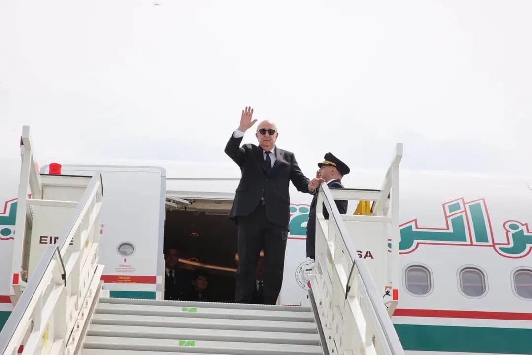 President Tebboune leaves Berlin, returns home after official visit to Germany