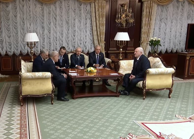 Boughali received by Belarus President in Minsk