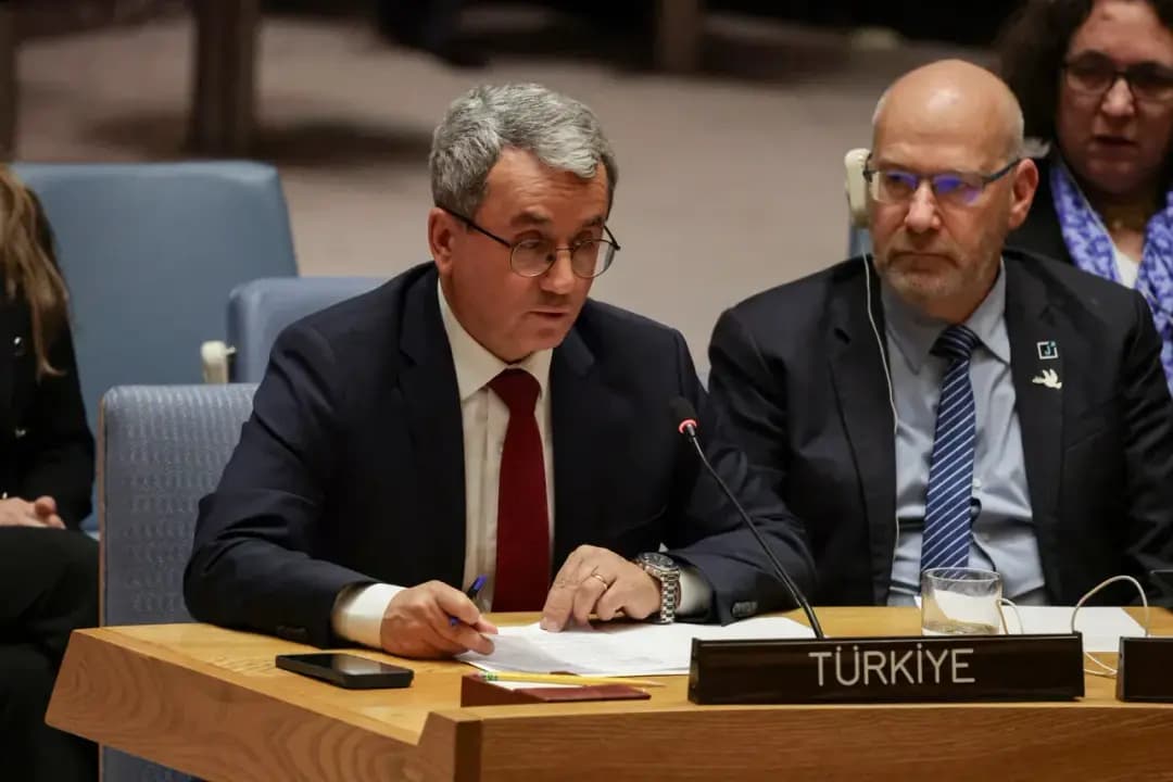 Turkiye’s representative to UN condemns illegal Zionist practices in occupied Palestine