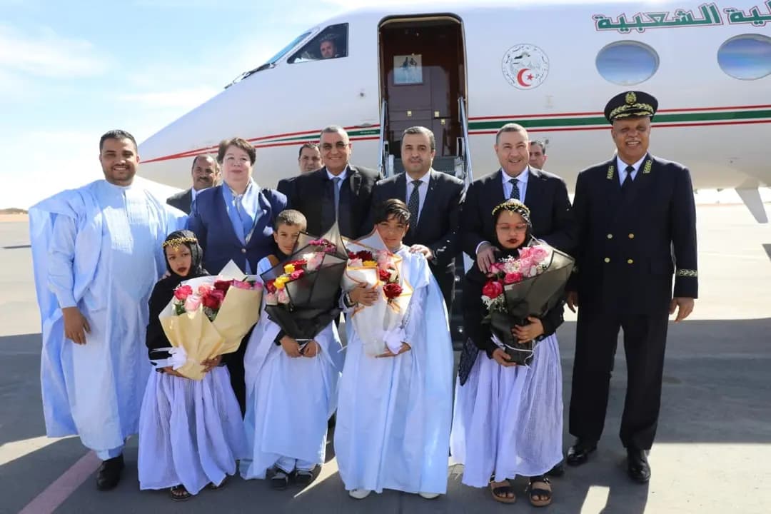 Western mining railway line: Ministerial delegation arrives in Tindouf