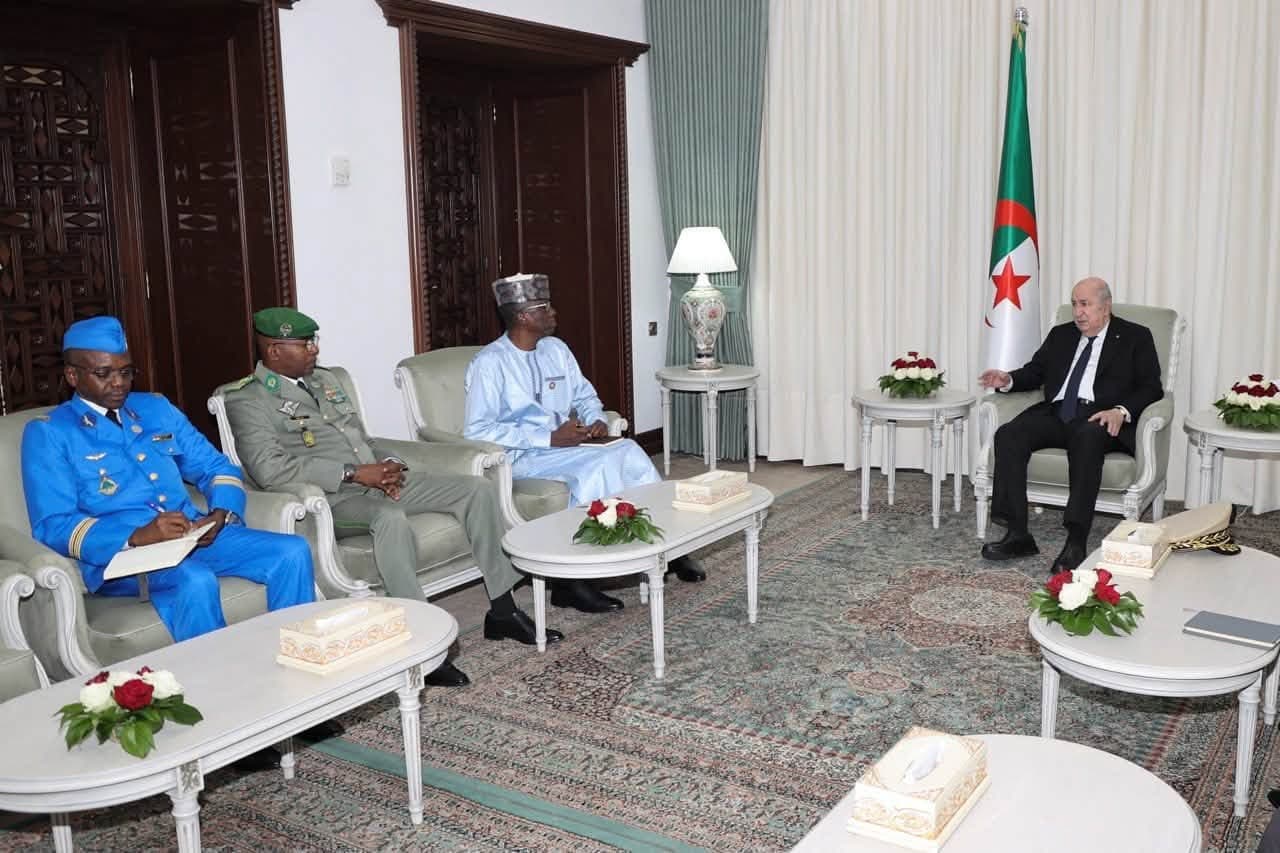 President Tebboune receives Niger’s Minister of State, Minister of National Defence
