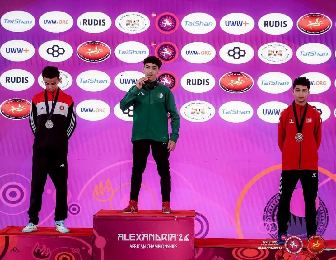 African Wrestling Championships 2026: Algeria wins 7 medals, including 3 gold
