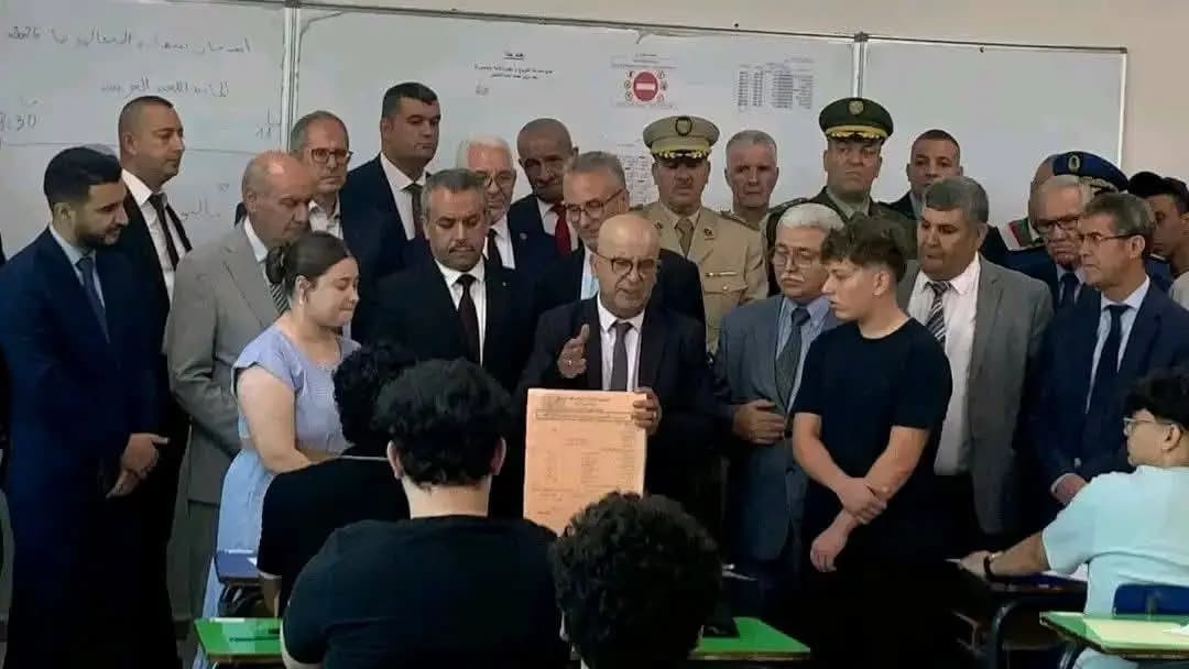 Minister Saadaoui signals start of Baccalaureate exams in Tizi Ouzou