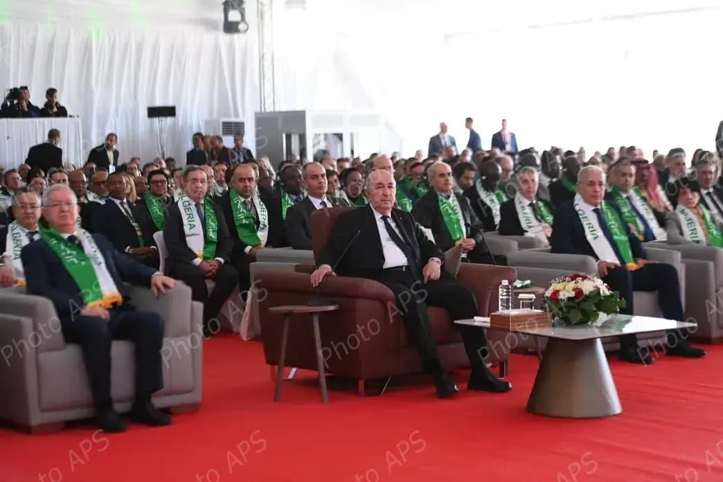 President Tebboune attends celebratory events marking official launch of western mining railway