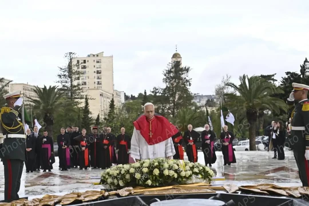 Pope Leo XIV lays wreath at Martyrs’ Memorial in tribute to Liberation Revolution martyrs