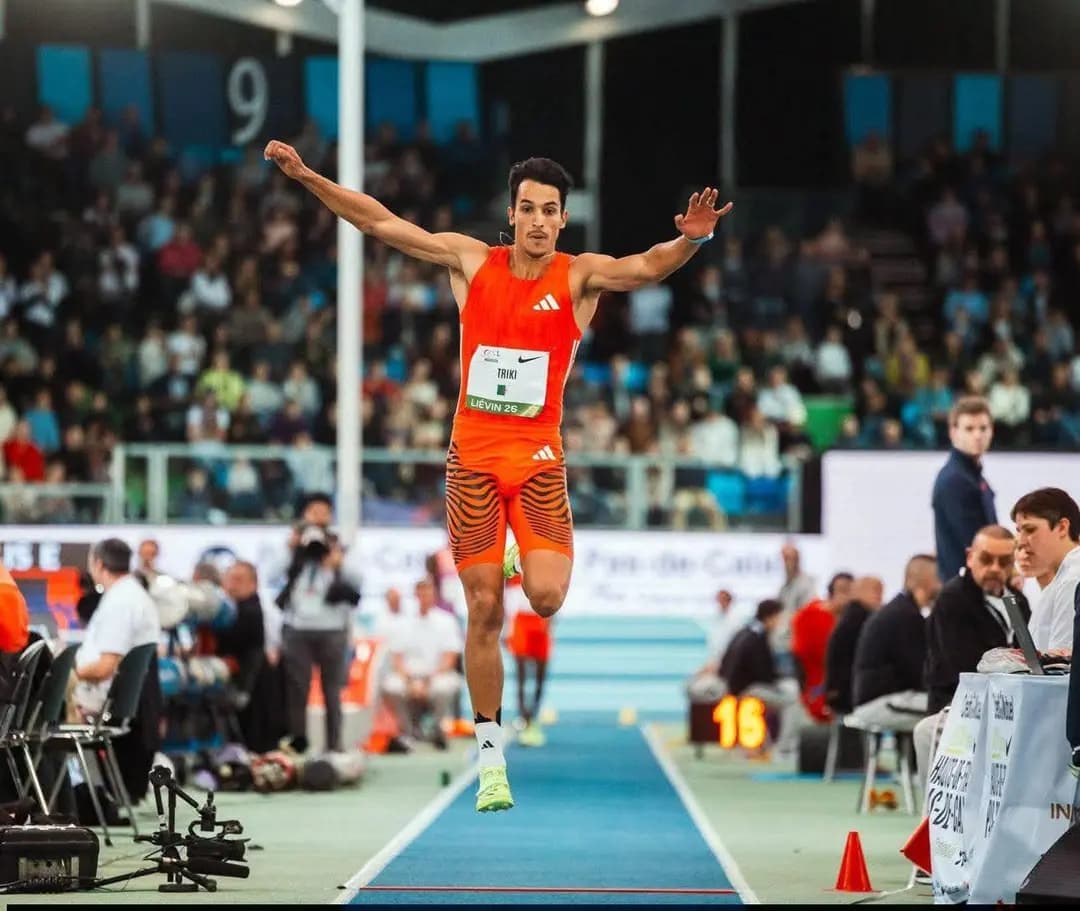 Algeria's Triki clinches World Indoor Tour Gold title at Lievin Meeting