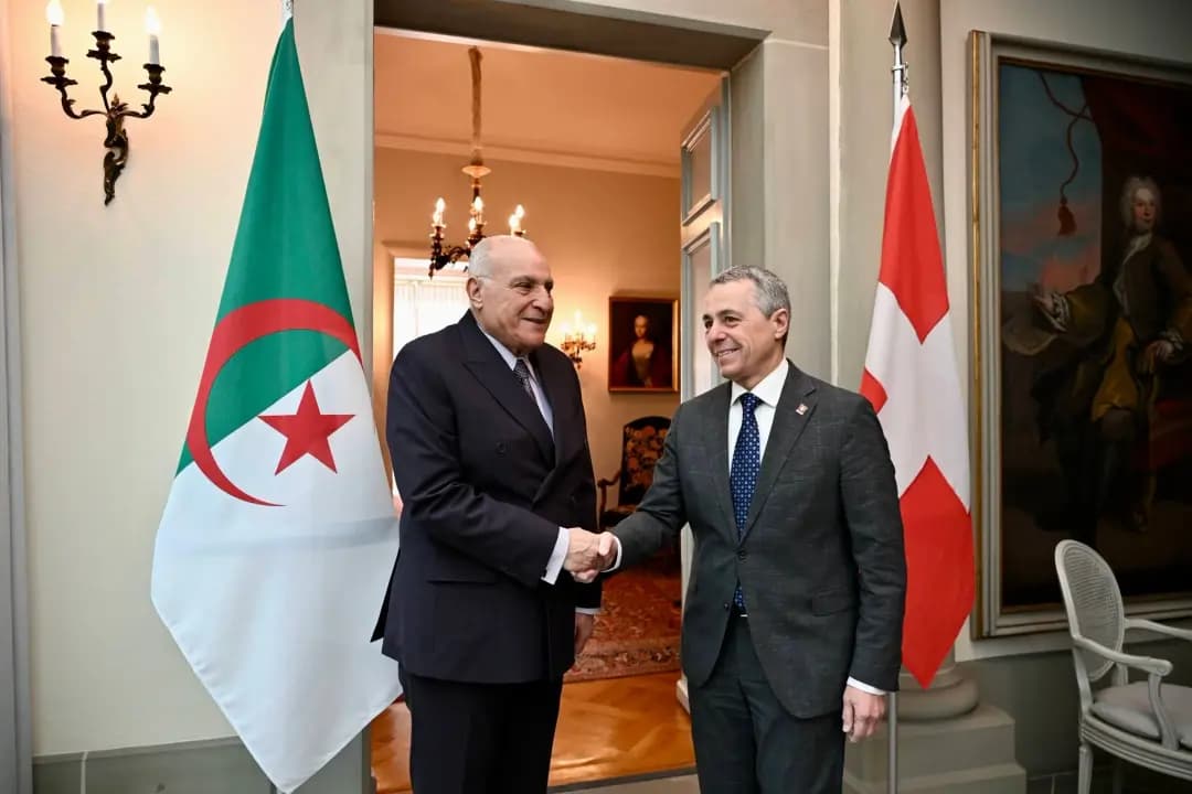 Attaf holds talks with Swiss counterpart in Bern