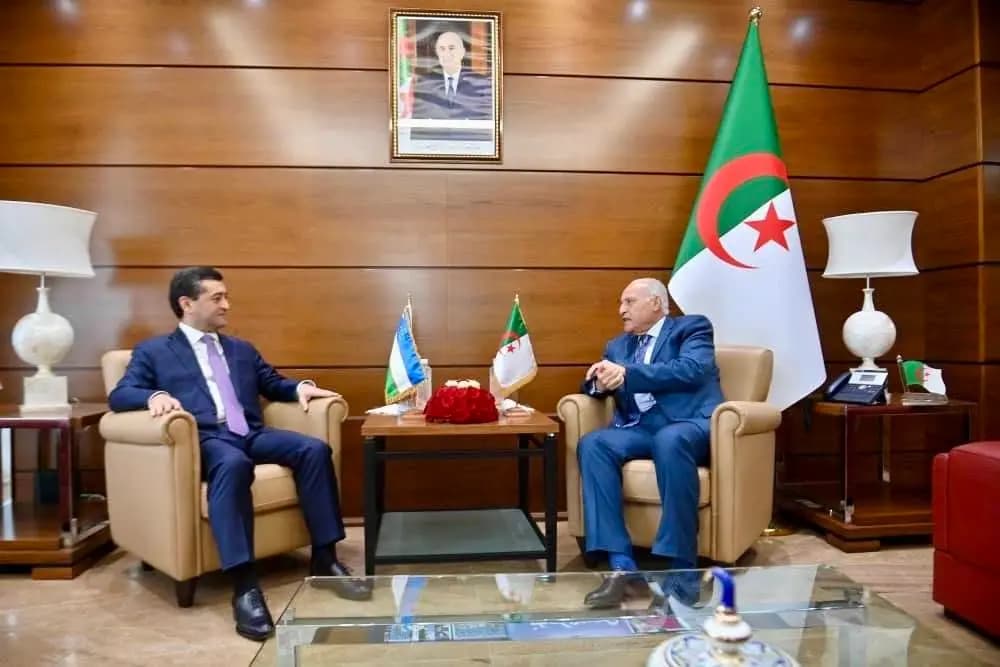 Attaf receives Uzbek counterpart