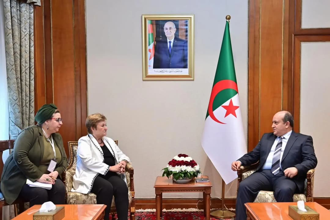 PM Ghrieb receives IMF Managing Director