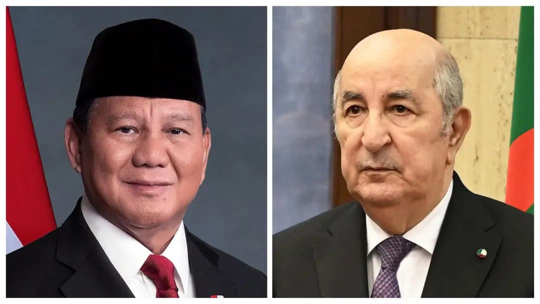 71st Revolution anniversary: President Tebboune receives congratulations from Indonesian counterpart