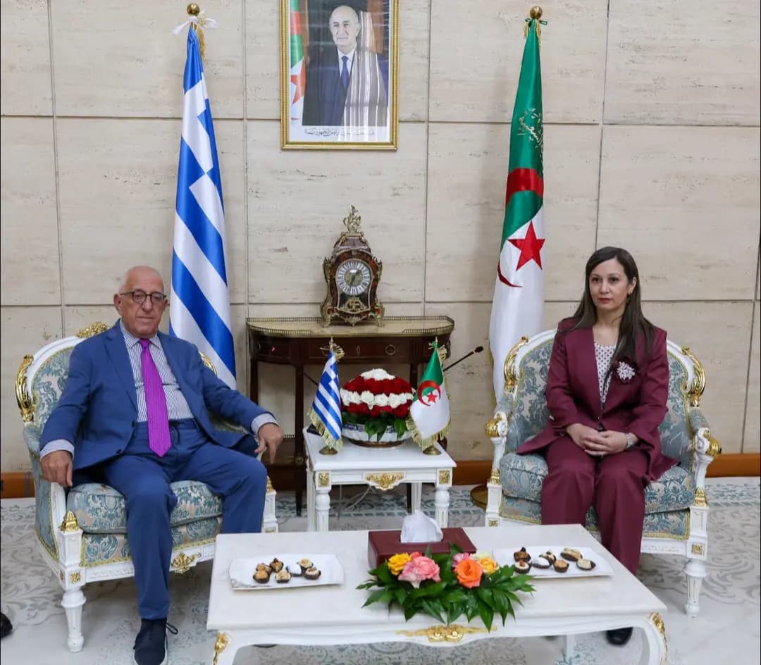 Boufedeche holds talks with Speaker of Greek Parliament