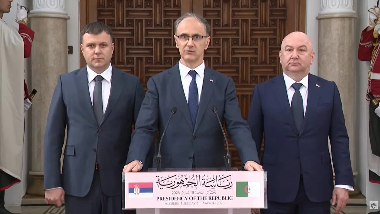 Reviving, strengthening Algerian-Serbian friendship ties with new visions, says Serbian PM
Algeria-Serbia
