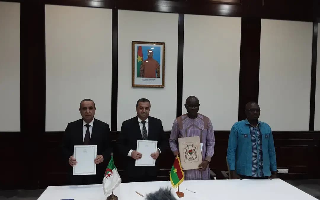 Algeria, Burkina Faso sign minutes of discussions in hydrocarbons, energy and mining