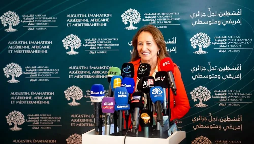 Ségolène Royal hails "quality of reflections" at Algiers African-Mediterranean Meetings of Thought