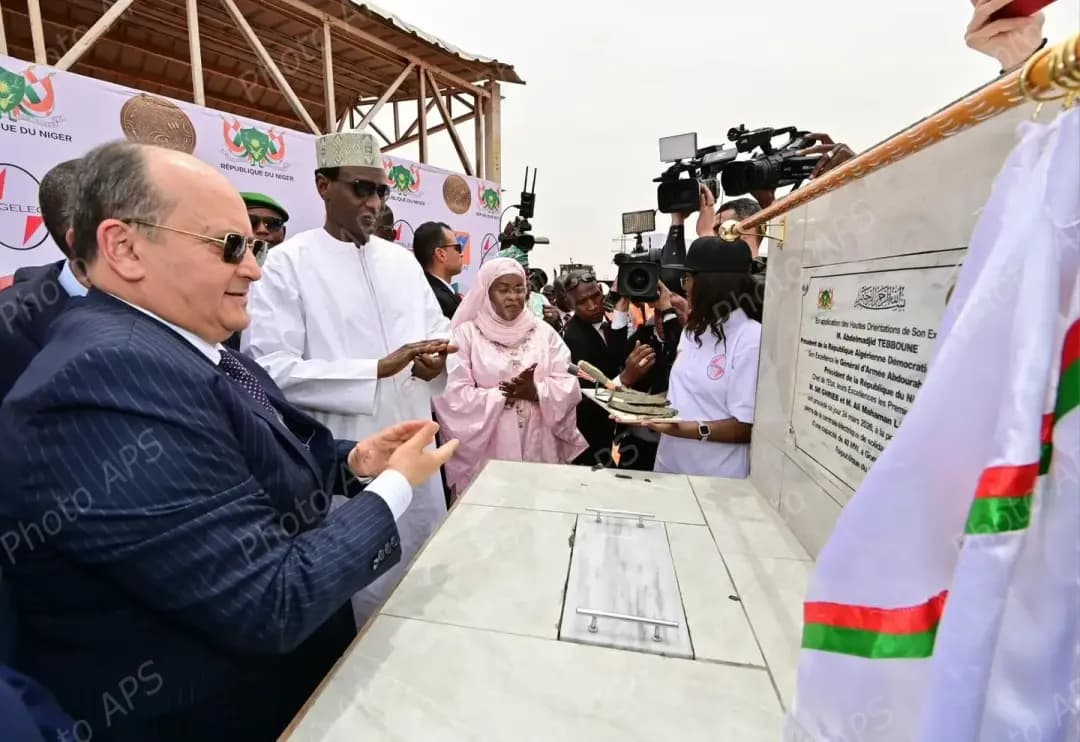 Foundation stone laid in Niamey for Algeria-Niger solidarity power plant