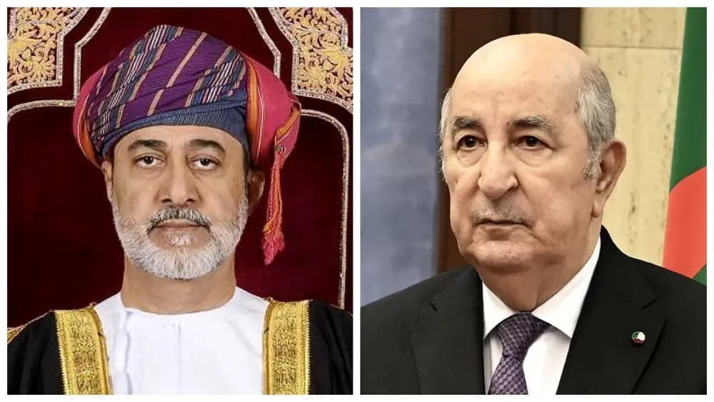 President Tebboune holds phone call with Sultan of Oman