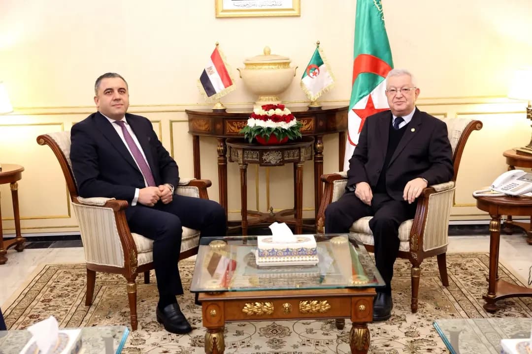 Nasri receives Egypt’s Ambassador to Algeria