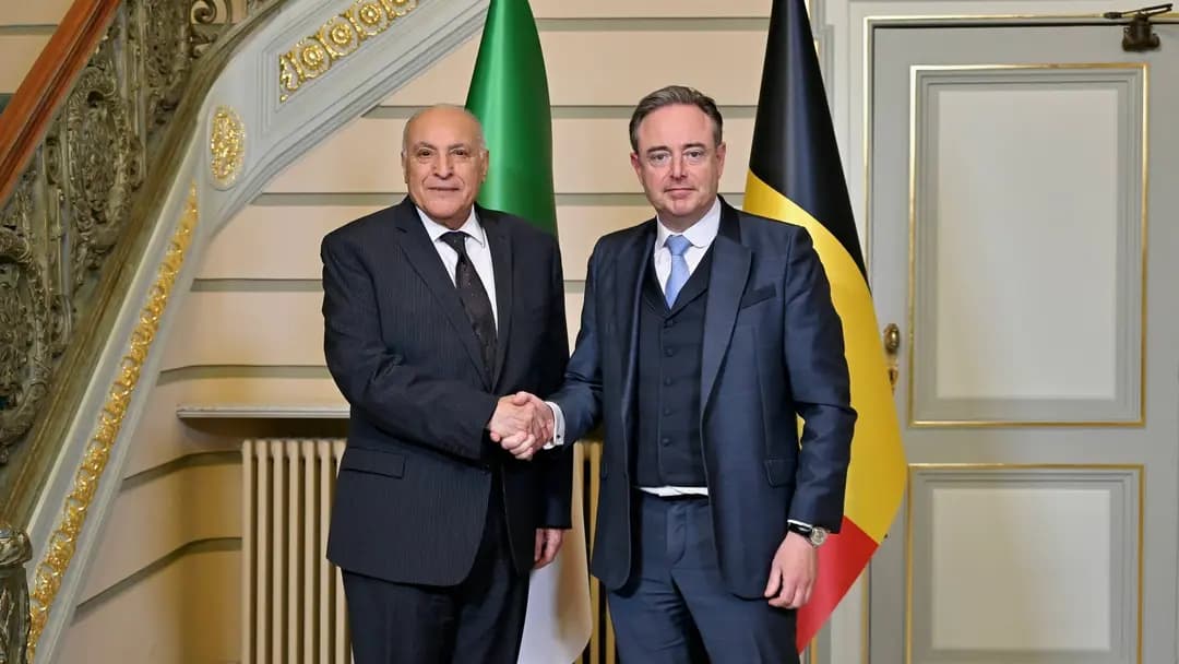Attaf received by Belgian PM in Brussels