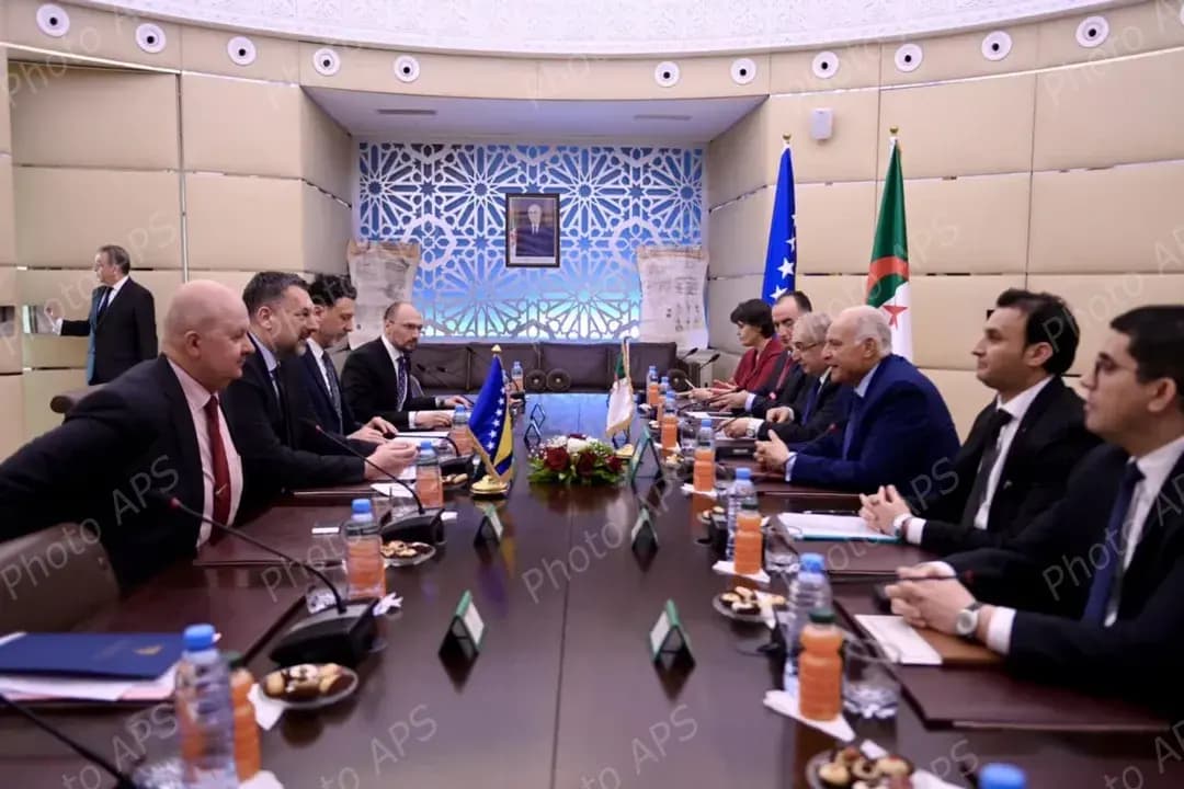 Attaf receives Bosnian counterpart