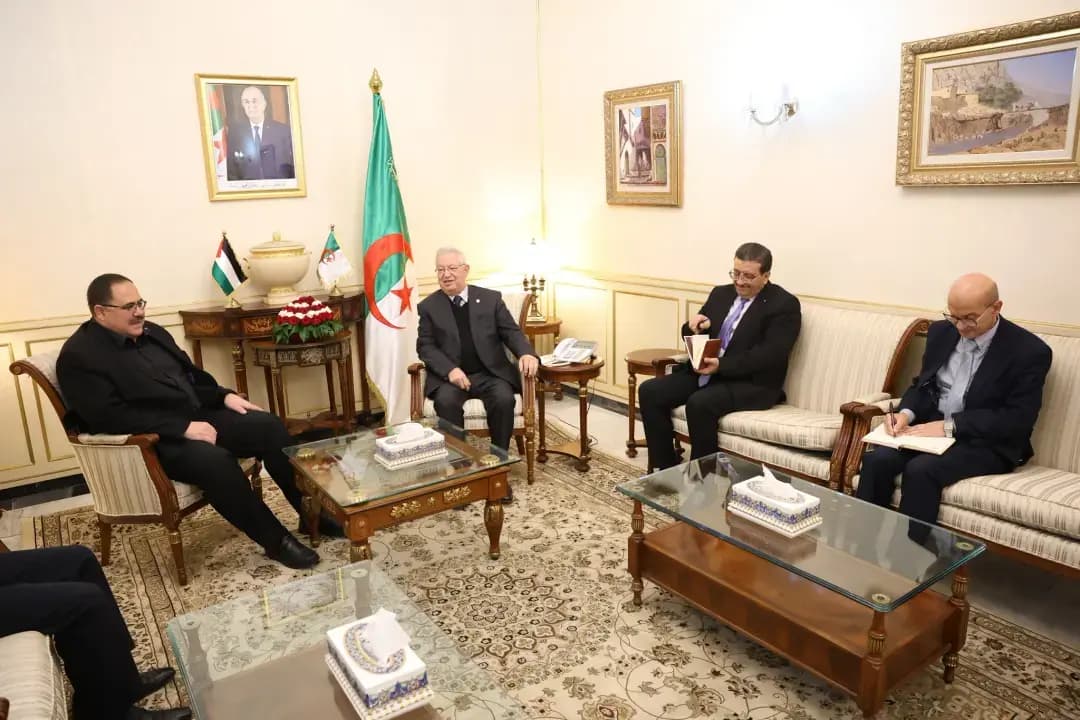 Upper house speaker receives Palestine’s Minister of Education, Higher Education