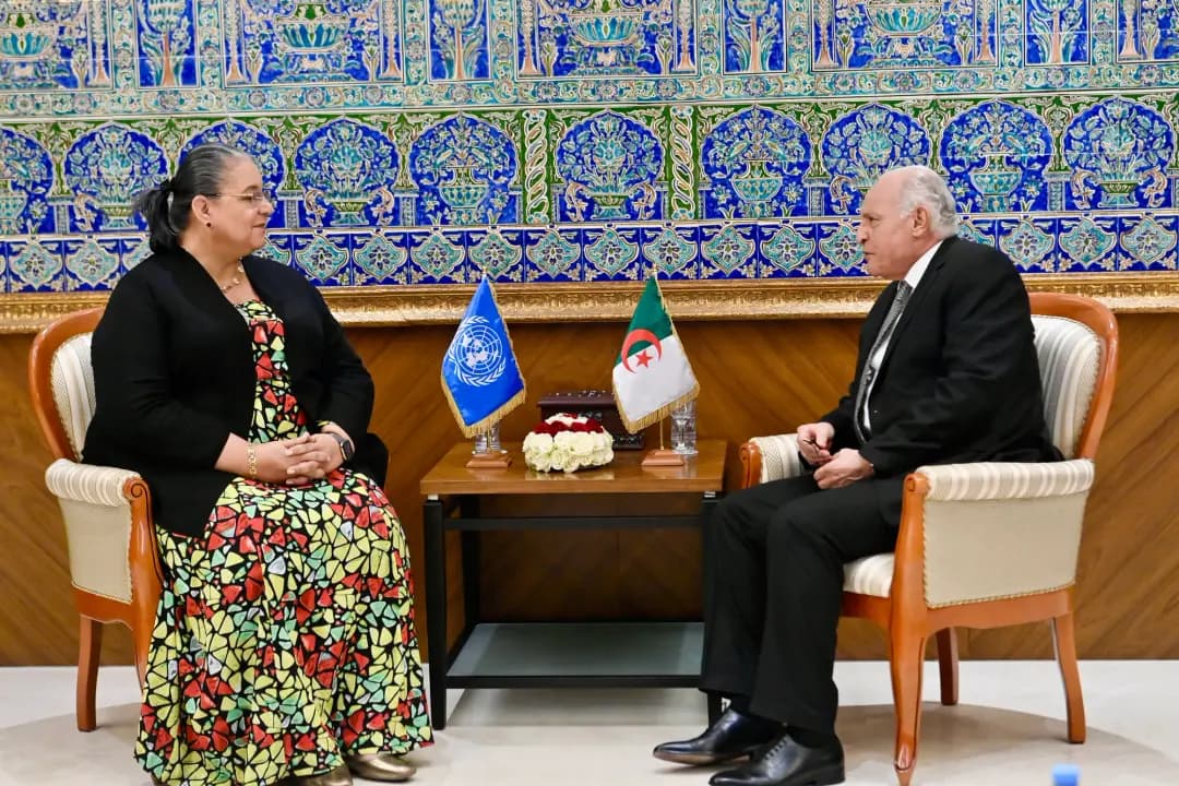 Attaf receives head of UNSMIL