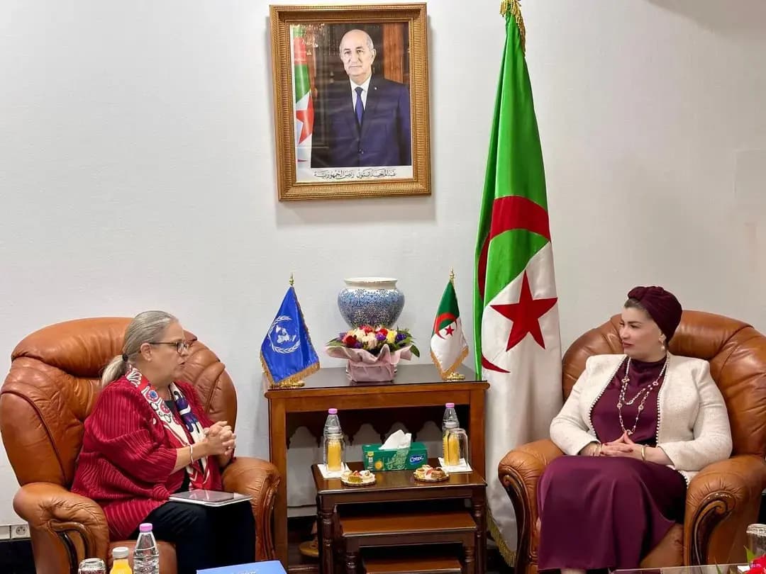 Mouloudji receives UN Resident Coordinator Ambassador in Algeria