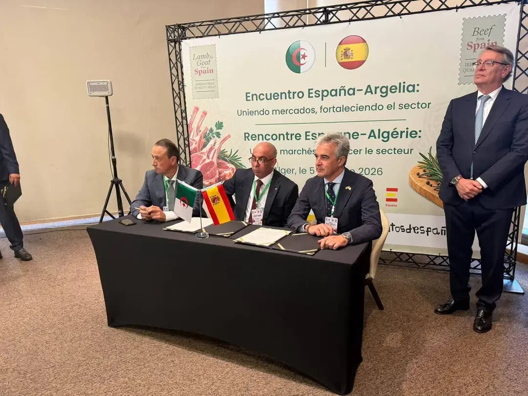 Algeria, Spain sign two cooperation agreements in red meat sector
