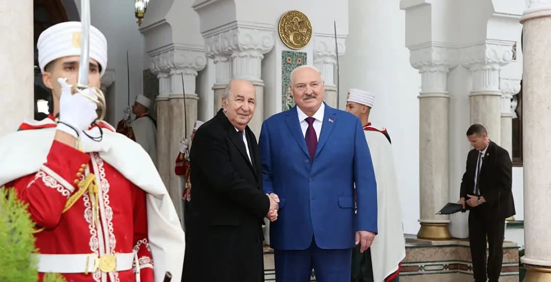 President Tebboune receives Belarusian counterpart