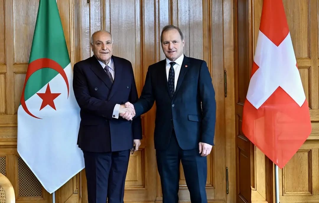 Attaf received by President of Swiss National Council in Bern