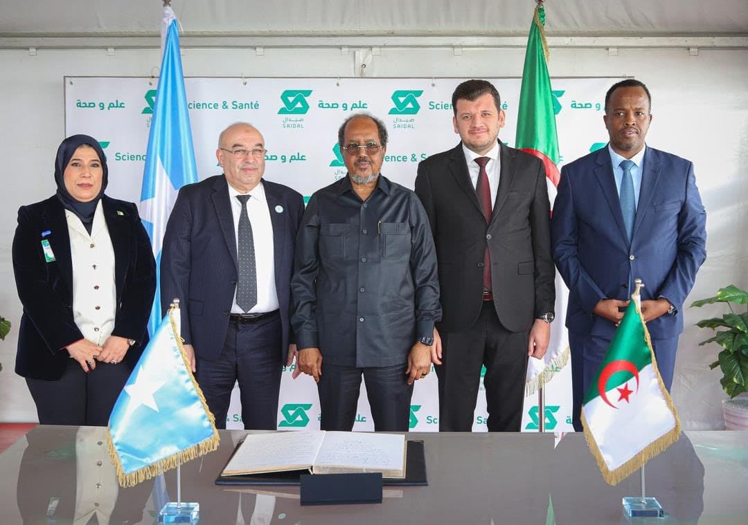 Somali President visits Saidal Group’s pharmaceutical production unit