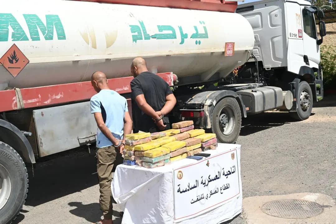 Two drug traffickers captured, over 58 kg of cocaine seized