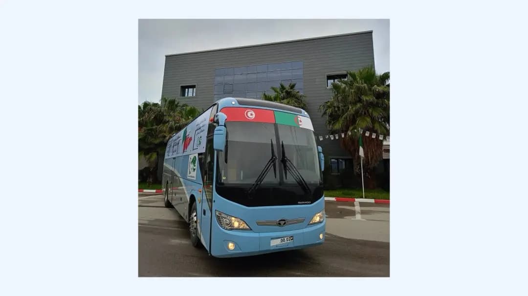 Algeria, Tunisia inaugurate new international bus line