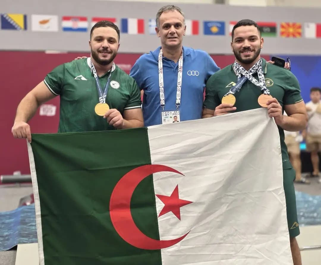 Touairi brothers drive strong Algerian weightlifting showing at Taranto 2026