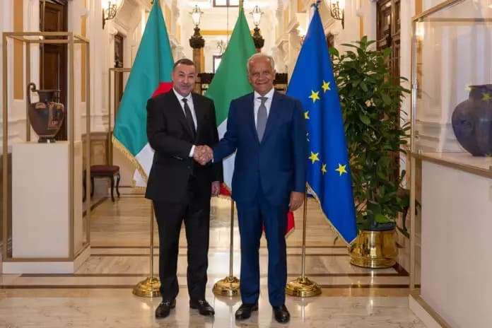 Sayoud holds working session with Italian counterpart in Rome