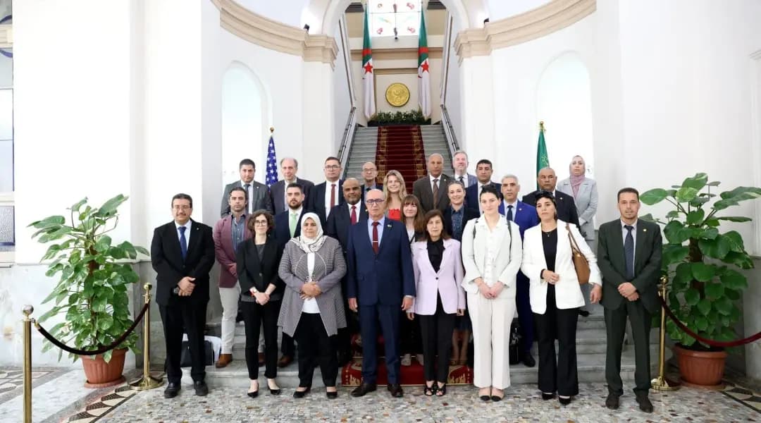 Upper House: Beghali receives delegation of U.S. congressional staffers