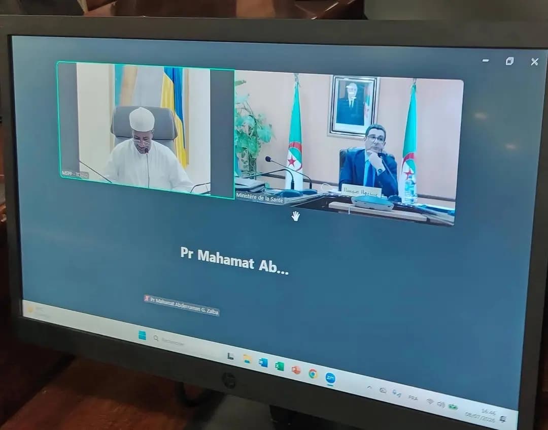 Ait Messaoudene, Chadian counterpart co-chair meeting to bolster health cooperation